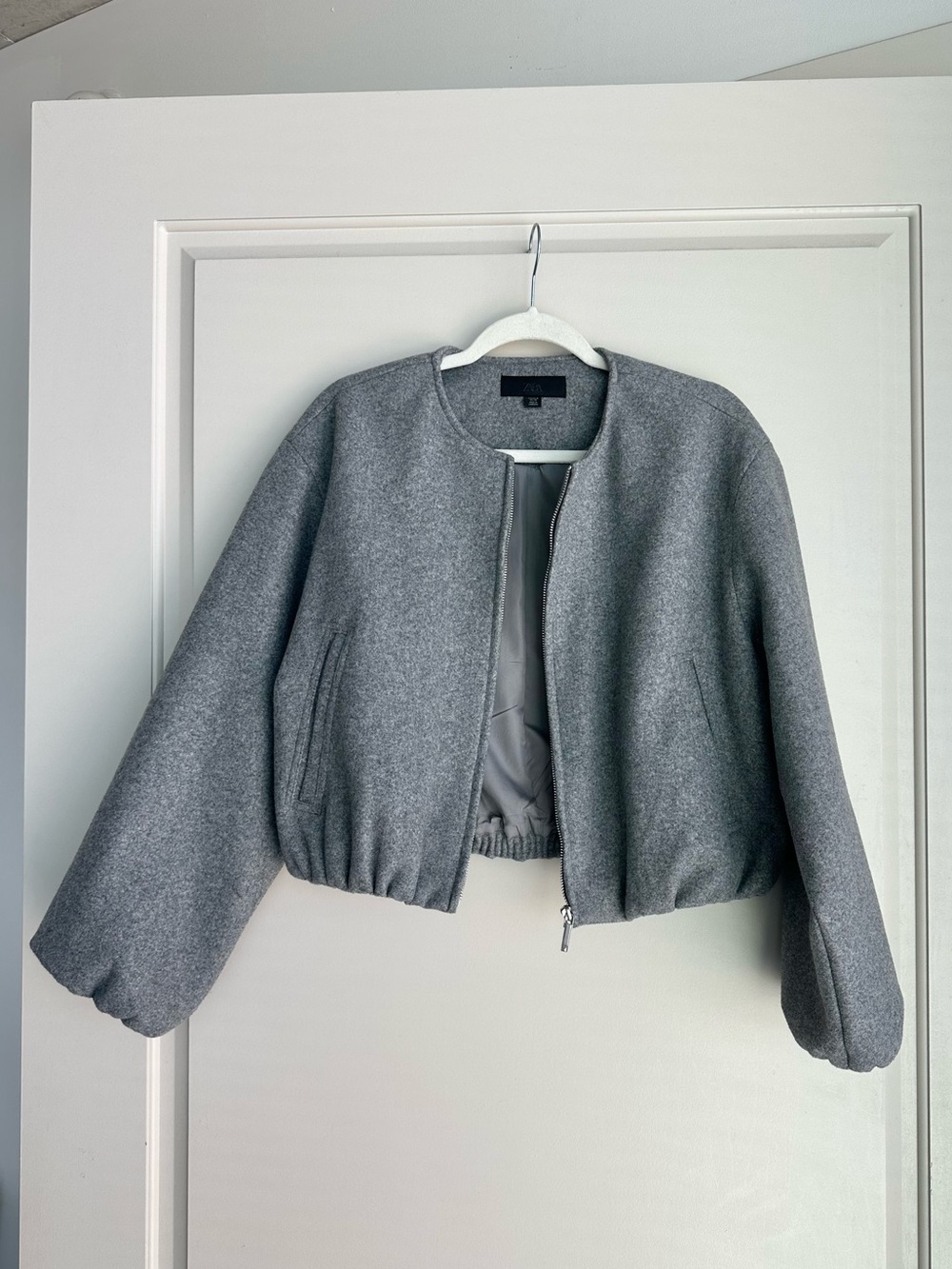 Zara Soft Bomber Jacket Medium